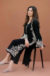 Shanzay Anooshay - Winter 2PC Dhanak Embroidered Suit - BFS0025